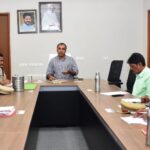 తరగతి గదుల నిర్మాణాలను పరిశీలించిన జిల్లా కలెక్టర్