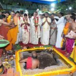 వైభవంగా,వేదోక్తంగా శ్రీ ఉగ్ర నరసింహస్వామి ఆలయ పునర్నిర్మాణానికి భూమి పూజ, శంఖుస్థాపన
