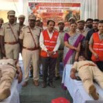 Medical camp at Shivagayatri Old Age Home under the aegis of the Indian Red Cross Society